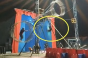 【衝撃】サーカスのパフォーマーが重傷を負った落下事故の動画。