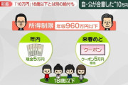 自公合意、18歳以下10万円は年収960万円の所得制限 ←9割以上が貰えるらしい