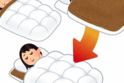 まさか毛布と羽毛布団で毛布を下にして寝てるやつはいないよな？
