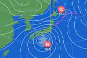 【悲報】台風さん結局930hpa程度で上陸しそう