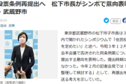 【ｷﾀ━(ﾟ∀ﾟ)━!】外国人投票権条例、再提出へ　蔵野市の松下玲子市長が表明