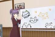 【With×MEETS】梢先輩が描いた猫ちゃんがわかりやすすぎるｗｗｗｗｗ【ラブライブ！蓮ノ空】