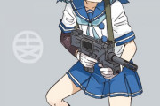 【艦これ】海防艦のファンアートって銃持ってるのが多い気がする