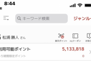 【悲報】楽天の超上級ユーザー、レベルが違いすぎる！保有ポイントは513万超え
