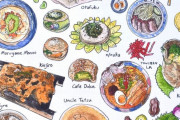 外国人「ロサンゼルスで食べた日本食をイラストにしてみた！」
