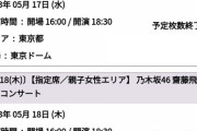 【乃木坂46】ド平日の東京ドーム2daysをステージバック席まで即完させてしまう
