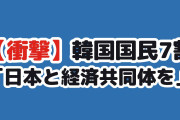 【衝撃】韓国国民の7割「日本と経済共同体を組みたい」→韓国人の本音がヤバい