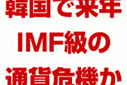 韓国専門家「来年にIMF級の通貨危機が起こる」　終わったな…