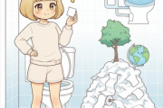女がションベンするたびにトイレットペーパー使ってるのって資源の無駄じゃね？