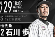 一軍試合実況　9月29日18:00～ 日本ハム－ロッテ (先発 上沢×石川)