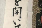 海外「日本で書き初めしたよ( ･ᴗ･ )」→「これは美しいね！」