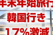 日本人の年末年始旅行、韓国行きが17.4%激減！　代わりにハワイや台湾が激増か！　韓国終わったな…