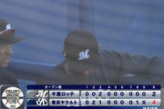 3月14日　ヤクルト４－２ロッテ　荻野が同点弾含む猛打賞と気を吐くも他が沈黙、その後得点奪えず敗戦