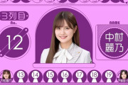 【乃木坂46】中村麗乃初選抜のトレンドに不可解な点が・・・