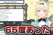 【画像】人気VTuber「65℃の温泉入ってきた！ｗ」