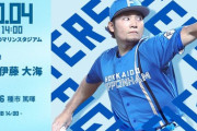 伊藤大海 10月4日のロッテ戦 予告先発！ 14:00～