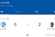 【悲報】シャルケさん、本日も逝ってしまい…無敗降格しそうwwwww
