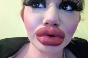 ブルガリアの２２歳女性、整形手術でくちびるを４倍の大きさにする