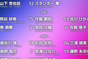 ◆なでしこ◆スペイン戦に臨むメンバー発表！ 長谷川唯、谷川萌々子、松窪真心らが選出