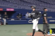 GIF画像　福田秀平の2点タイムリー！ロッテが1点差に迫る！