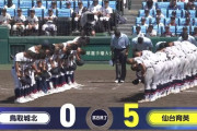【悲報】夏の甲子園の鳥取県勢、10年連続初戦敗退