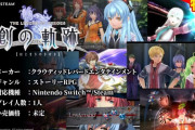 【話題】『英雄伝説 創の軌跡』が2021年夏にSwitch/Steamで発売決定！！