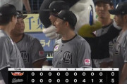 9月1日　ロッテ５－０楽天　先発美馬が7回無失点の快投！打線はポランコ山口連続弾など終盤に5得点！最後は岩下が締め完封リレーで連勝！