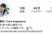 【日向坂46】祝！影山優佳さんインスタフォロワー45万人突破！！！！！