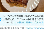 ツイ垢｢お肉うっめぇwww｣Twitter｢！（ｼｭﾊﾞﾊﾞﾊﾞ｣
