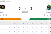 【試合結果】ヤクルト3-0巨人　サイスニード6回無失点！サンタナ11号2ラン！完封勝利で3連勝！