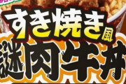 日清『カップヌードル すき焼き風 謎肉牛丼』を9日より発売！要素欲張り過ぎだろｗｗｗｗ
