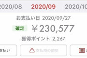 【弩級画像悲報】浪費家ワイさん、９月のクレジット請求が20万超えで無事死亡。誰が払えるんやこんなん