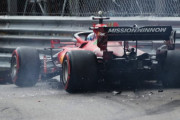 F1モナコGP予選：クラッシュのルクレール、一次チェックではギアボックスに深刻な損傷なし