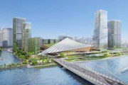 築地市場跡地再開発、巨人本拠地移転有力の築地スタジアムで決定