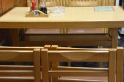 なぜ安い定食屋のテーブルは決まってベタベタの分厚い透明ビニールみたいのかけてるのか