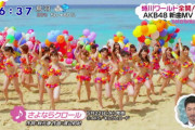 AKB48「いつでも水着になります」←こいつらが乃木坂46とかいう脱がない奴らに負けた理由