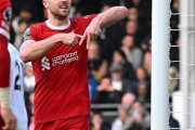 リバプール、FWジョタが再負傷…クロップ監督「2週間の離脱に」