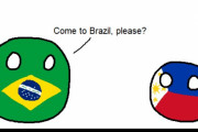 【ブラジル】ブラジルに来てプリーズ【ポーランドボール】