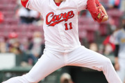 カープ九里、佐藤輝に被弾137球6.2回4失点。坂倉12号＆宇草1打点で反撃もケムナ3失点炎上で敗戦【広島2-7阪神/試合結果】