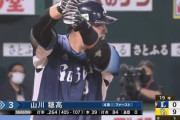 山川穂高(30) .264 39本 84打点 ops.968