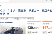 【朗報】1万キロも走ってない型落ちプリウスが激安ｗｗｗｗｗｗｗｗｗｗ