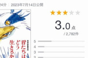 ｢君たちはどう生きるか｣､ヤフー映画の評価3.0  評価が分かれてしまう