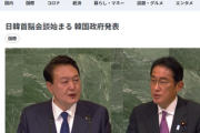 【速報】2年10か月ぶり日韓首脳会談、嘘付きは韓国政府ではなく、日本政府だった