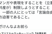 在日台湾人「性的な絵は表現の自由ではなく規制されるべきだ。ふざけんなよ日本人」