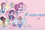 ディズニープリンセスが漫画風に！「MANGAプリンセス」OH MY CAFEメニュー&グッズがレトロ可愛い