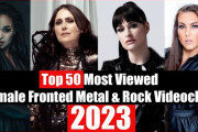 【海外】最も視聴された女性フロントメタル&ロックビデオクリップトップ50