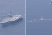 海外 「WW3のカウントダウンだ」米空母2隻が南シナ海で軍事演習！中国海軍も同海域で演習中