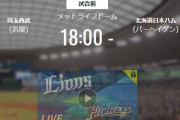 【試合実況】西武スタメン 6 三 中村剛也（2020.9.23）