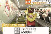 【朗報】エスカレーターの右側に6時間立つだけの仕事、日給1万6000円