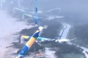 【動画】台風11号、文昌風力発電所を壊滅させる。